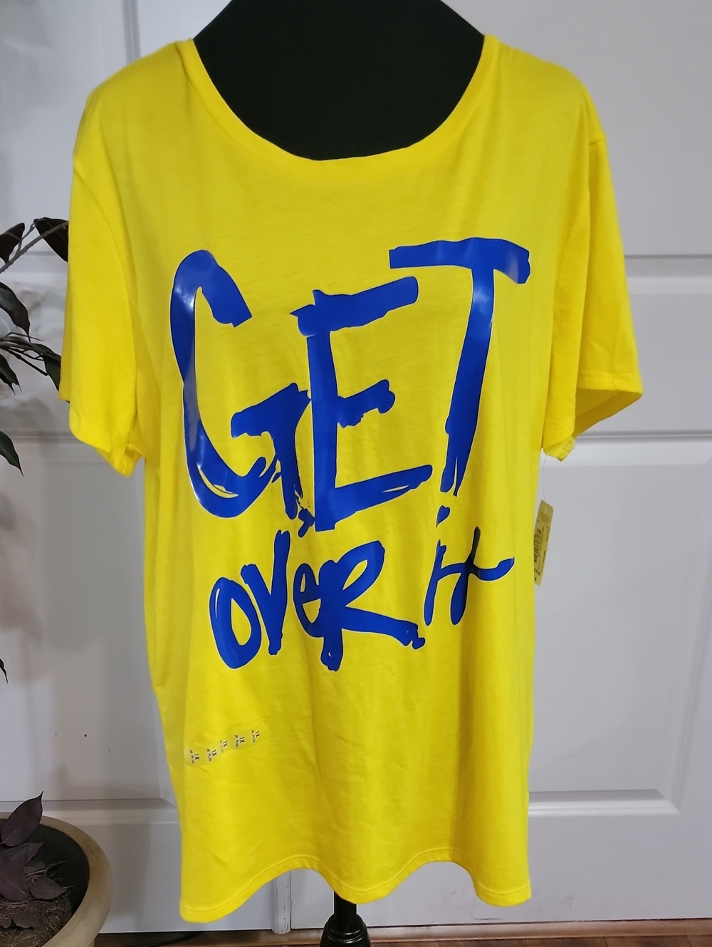 City Streets Bright Yellow Tee with Silver Logo